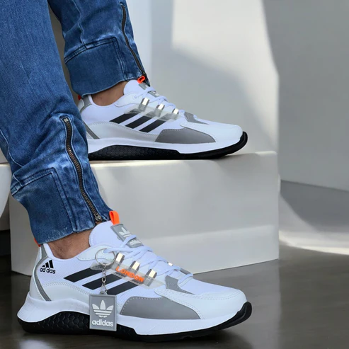 Adidas London Gris Naranja - Imagen 3